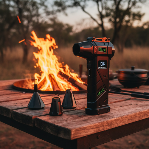 Fan at authentic braai evening