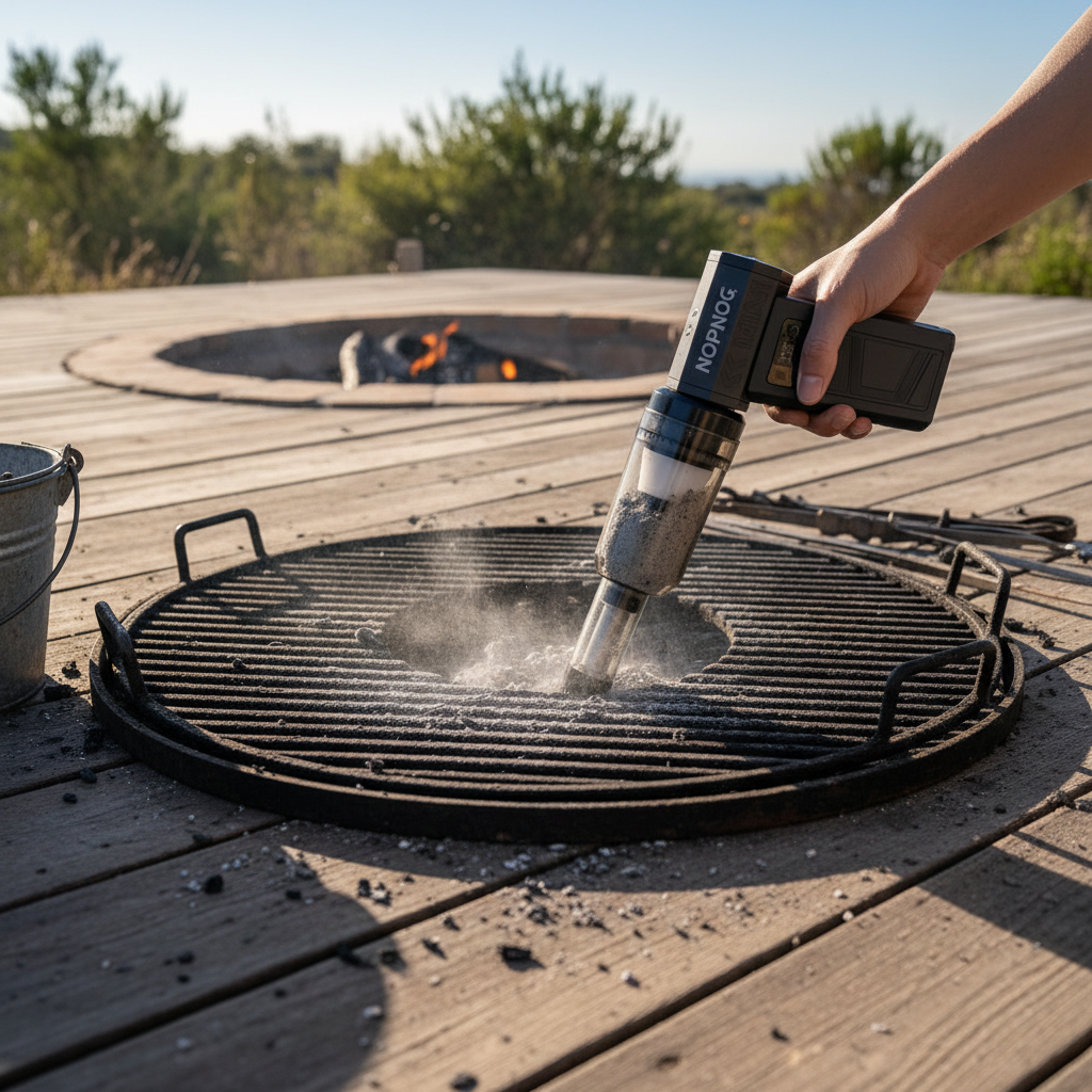 NOPNOG MINI cleaning braai ash with same product