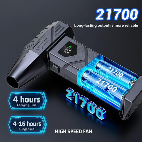 Premium fan with batteries